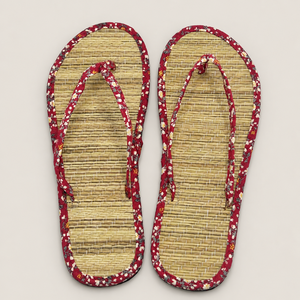<span class=keywords><strong>Ciabatte</strong></span> Personalizzate in <span class=keywords><strong>Paglia</strong></span> Intrecciata <span class=keywords><strong>di</strong></span> Rattan, <span class=keywords><strong>Ciabatte</strong></span> <span class=keywords><strong>di</strong></span> Lusso per Hotel e Guesthouse, Tessuti Floreali, Fornitore OEM per Spa, Resort, Agriturismi e Vacanze - Product Image 1