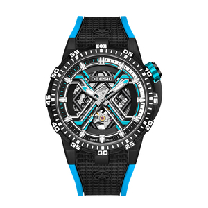 Dessio Men's Luxury <b>Skeleton</b> <b>Automatic</b> Mechanical <b>Watch</b> with Original Movement Custom Logo Wrist Replacement Parts - Product Image 4