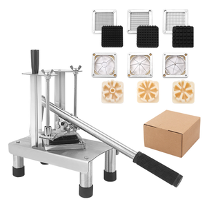 Machine à couper les chips de pommes de terre, trancheuse manuelle en acier inoxydable, <span class=keywords><strong>coupe</strong></span>-<span class=keywords><strong>frites</strong></span> - Product Image 6