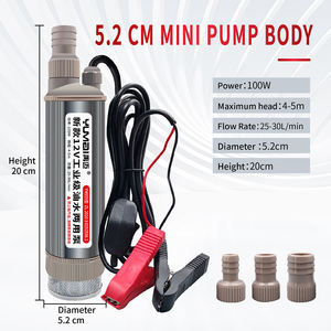 Pompa Sommergibile DC 12v24v a Bassa Pressione per Rifornimento Diesel, Iniezione Carburante 100W con Set Pistola Olio e Tubo 25L/min - Product Image 4