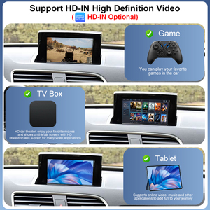 Module de rétrofit portable sans fil <span class=keywords><strong>CarPlay</strong></span> et Android Auto pour <span class=keywords><strong>Audi</strong></span> A1/<span class=keywords><strong>Q3</strong></span> 2012-2018, prise en charge de l'assistance vocale tactile et de la caméra, 12V - Product Image 4