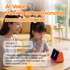 Nuevo Altavoz Traductor de Voz con IA, Reloj Despertador Digital, Iluminación RGB, Marco de Fotos, Altavoz Inteligente Inalámbrico con IA, Asistente de Escritorio - Product Image 4