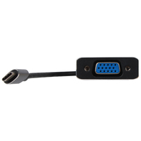 Adaptador VCOM VGA Dongle Macho a Hembra FHD 1080P USB C a VGA, Cable de 15cm, Convertidor para Monitor de Computadora y Proyector