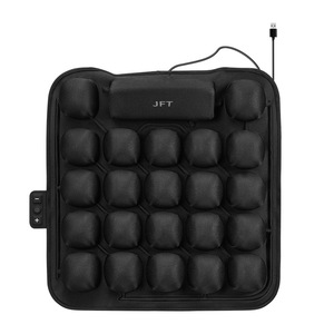 Cojín de asiento con masaje de aire JFT, versión inteligente alimentada por USB, de TPU negro, para oficina, hogar, sala de estar, dormitorio - Product Image 2