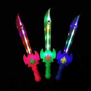 Nueva Navaja Luminosa con Forma de Tiburón, Espada de Plástico, Mini Navaja con Luces y Efectos de Sonido Sensibles a la Gravedad - Product Image 4