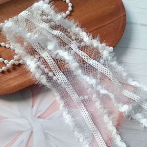 ริบบิ้นไนลอนตาข่ายสองด้านลายดอกไม้ 3 มิติ 5735 สำหรับตกแต่งชุดชั้นใน ของเล่น งานฝีมือ ดีไซน์ปรับแต่งได้ ริบบิ้นดั้งเดิม - Product Image 6