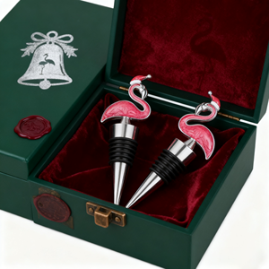 Tapón en forma <span class=keywords><strong>de</strong></span> flamenco <span class=keywords><strong>con</strong></span> sombrero <span class=keywords><strong>de</strong></span> Papá Noel, tapón <span class=keywords><strong>de</strong></span> <span class=keywords><strong>vino</strong></span> <span class=keywords><strong>de</strong></span> Metal, accesorios para el hogar, accesorios para <span class=keywords><strong>manualidades</strong></span>, <span class=keywords><strong>tapones</strong></span> para botellas <span class=keywords><strong>de</strong></span> vacío para Navidad - Product Image 6