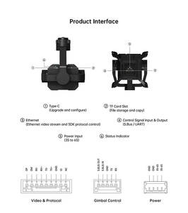 Módulo de seguimiento con reconocimiento IA ZT310 óptico con zoom 30X (híbrido 180X), 4K, resistente al agua IP4X, de material plástico para - Product Image 3
