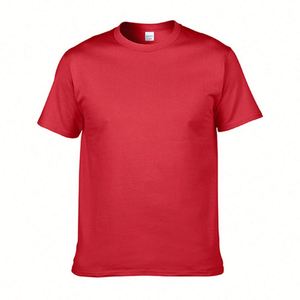Design Customization Weighted T-shirt Over Size Press Printing Own Brand Logo Fitted Printing Service Advertising T-shirt - Product Image 1