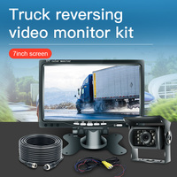 CCENTEN 7 pouces moniteur d'affichage de voiture étanche système de caméra de recul Android 1080P conception de voiture universel Gua appui-tête 5W