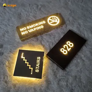 Outdoor Indoor Building Guide Sign Direction Wayfinding Sign LED Signage For Shopping Mall