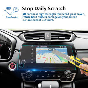 Protection d'écran de navigation automobile en verre trempé HD transparent sur mesure pour Toyota Camry 7 pouces, film protecteur d'écran GPS étanche - Product Image 3
