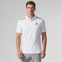 Camiseta Deportiva de Poliéster Sublimada Personalizada con Logotipo de Restaurante, de Manga Corta, Ajustada, Unisex, Transpirable, Anti-UV, de Secado Rápido para Golf