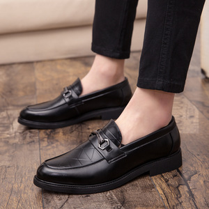 Sh10993a couleur noire livraison directe hommes chaussures habillées 2024 robe église chaussures pour hommes - Product Image 5