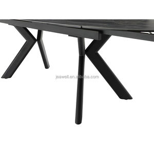 Mesa redonda de diseño italiano, función de extensión de forma, mesa de comedor de cerámica de 12MM de espesor, Mesa de Piedra sinterizada, uso doméstico - Product Image 5