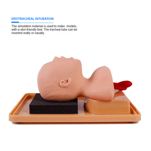 Tête de mannequin néonatal ADA-J2A en PVC pour la formation à l'intubation trachéale, usage en soins infirmiers et en sciences médicales - Product Image 4