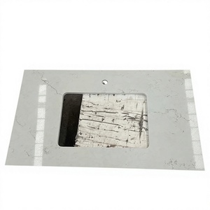 Encimera de Cocina Moderna y Encimera de Baño de Cuarzo Artificial Blanco con Tamaño Personalizado y Garantía de por Vida - Product Image 1