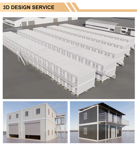 Vendita calda di 2 piani di lusso prefabbricata casa del contenitore per uso di edificio per uffici con Design staccabile <span class=keywords><strong>e</strong></span> stile moderno - Product Image 5