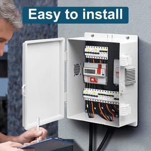 नामनुमाननी h4g ओम एब्स पानी प्रतिरोधी विद्युत जंक्शन बॉक्स के साथ आंतरिक बढ़ते पैनल - Product Image 2