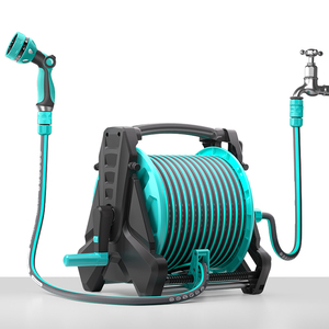 <span class=keywords><strong>Chariot</strong></span> de rangement robuste pour <span class=keywords><strong>tuyau</strong></span> d'<span class=keywords><strong>arrosage</strong></span> rétractable de qualité commerciale avec support de stockage, <span class=keywords><strong>chariot</strong></span> de nettoyage intensif, norme CNS - Product Image 1