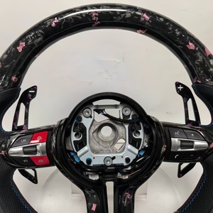 Volante de Fibra de Carbono Forjado Compatible con <span class=keywords><strong>BMW</strong></span> F22 F87 F06 F35 F32 F01 F02F80 F90 F36 F30 F10 F20 F10 - Product Image 4