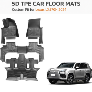 Tapis de sol TPE sur mesure pour Lexus LX570H LHD 2024, toutes saisons, imperméables, résistants, doublures de sol de voiture OEM - Product Image 1