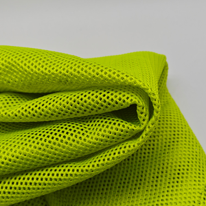 Tela de malla de poliéster tela de Punto Verde resistente a los arañazos para baloncesto Jersey ventilación trasera cómoda - Product Image 3