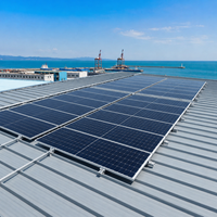 Kit de montage solaire pour toiture en aluminium anodisé à installation rapide, résistant aux vents de 60 m/s, vente en gros depuis Xiamen