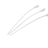 Tubo de Silicona Suave de 13.5cm para Alimentación Oral de Loros, Herramienta para Alimentar Aves