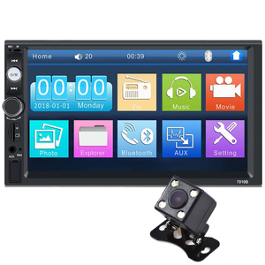 Universel <span class=keywords><strong>7010B</strong></span> 7 ''MP5 Lecteur 2 Din Autoradio <span class=keywords><strong>Auto</strong></span> Avec Caméra Lecteur DVD Voiture - Product Image 1