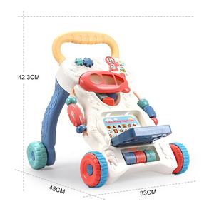 Giocattoli per bambini multifunzione spinta a mano per auto passeggini per attività di camminata per bambini macchina per l'apprendimento girello leggero - Product Image 6