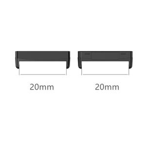 Connecteur de bracelet de montre en acier inoxydable pour <span class=keywords><strong>Fitbit</strong></span> <span class=keywords><strong>Versa</strong></span> <span class=keywords><strong>3</strong></span>/4, adaptateur métallique 20 mm - Product Image 3