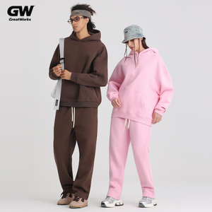 <span class=keywords><strong>Sweat</strong></span> <span class=keywords><strong>à</strong></span> <span class=keywords><strong>capuche</strong></span> vintage unisexe <span class=keywords><strong>à</strong></span> manches longues 330g tissu tricoté écologique <span class=keywords><strong>blanc</strong></span> et solide en coton épais pour l'automne - Product Image 1
