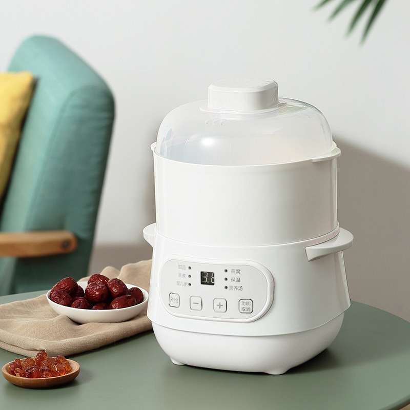 Milky white [with steamer]
