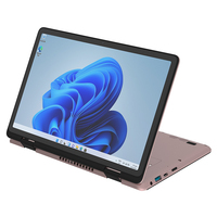 Mini ordinateur portable de poche 11'' Yoga à écran tactile sous Windows 11, SSD 1 To, Intel N150, pour l'éducation et les affaires, avec étiquette privée gratuite