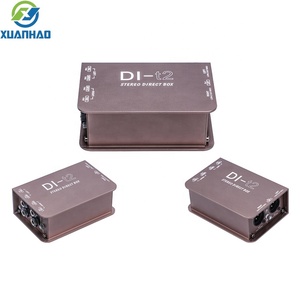 Sistema de Micrófono Flexible DI-T2 de 2 Canales, Caja Directa Pasiva, Señal UHF Estable para Bajo, Guitarra e Instrumentos Acústicos - Product Image 1