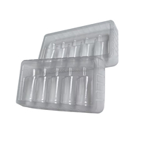 T-036 Emballage personnalisé par le fabricant, plateaux en plastique pour flacons jetables de 10 ml, plateaux en blister pour flacons de 2 ml et 3 ml