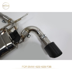 Sistema de escape de acero inoxidable OUCHI Catback de rendimiento para BMW 4 Series 420i 425i <span class=keywords><strong>430i</strong></span> F32 F36 B48 silenciador de motor con válvula - Product Image 6