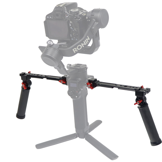 Universal Adjustable Dual Grip Handheld Gimbal for DJI RS2/RSC2/RS3/PRO/Mini /RS4/4pro/RS5 Stabilizer Handle Support Accessories