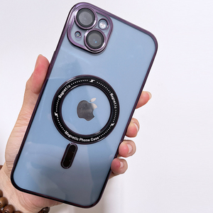 Ban đầu rõ ràng minh bạch chống sốc từ trường hợp điện thoại cho <span class=keywords><strong>Iphone</strong></span> 13 14 12 11 XR Pro làm bằng cao cấp silicon <span class=keywords><strong>Sticker</strong></span> - Product Image 2