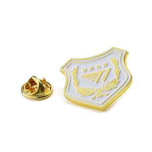 Spille in smalto personalizzate in lega di zinco in metallo spille personalizzate 3D Logo del marchio primo posto con carta di imballaggio - Product Image 3