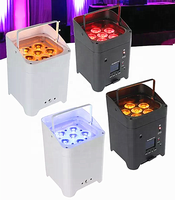 Projecteur LED PAR 110W pour scène, à couleurs changeantes, IP44, en PVC, avec télécommande sans fil, idéal pour discothèques, mariages et éclairage d'ambiance DMX512 - Vente Flash
