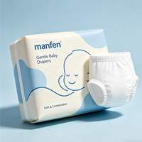 Meistverkaufte Premium-Vliesstoff-Babywindeln mit 3D-Auslaufschutz und Weicher Atmungsaktiver Absorption für Säuglinge