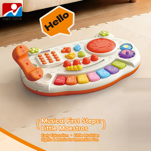 Juguete Musical Multifuncional de Teléfono para la Educación Temprana de los Niños, Teléfono de Plástico de Simulación, Juego para Interiores - Product Image 2