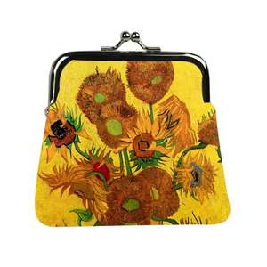 กระเป๋ามินิวินเทจแบบสั่งทำพร้อมหัวเข็มขัดกระเป๋าใส่เหรียญโลหะกระเป๋าเงิน Mucha kisslock พิมพ์ลายออกแบบได้ตามต้องการ - Product Image 3