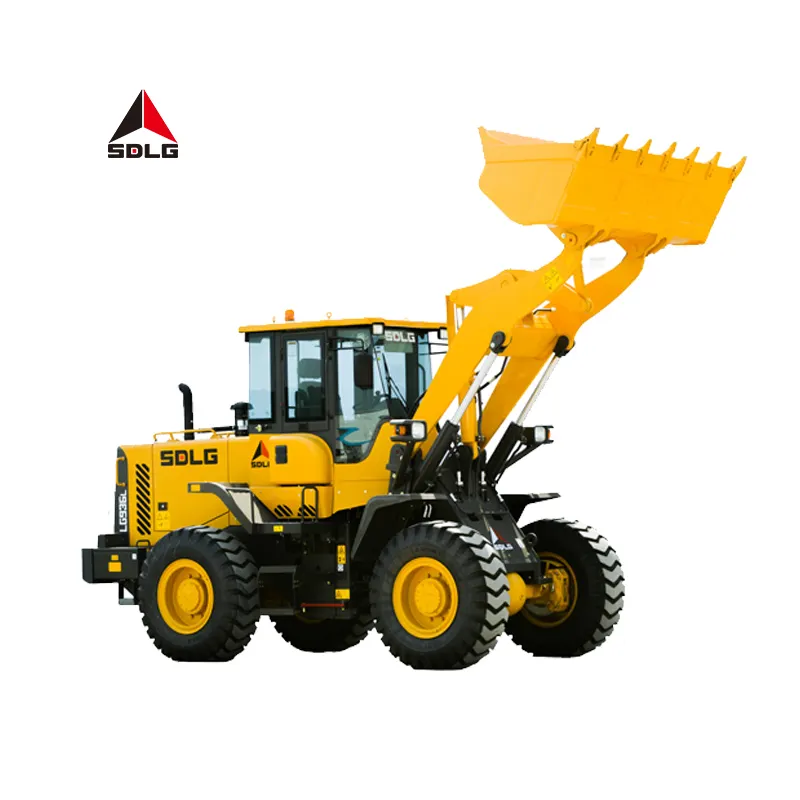 SDLG Chinese cheap 4wd small 3tons articulated front end loader 4x4 mini bucket diesel 3t 3 ton shovel wheel loader for sale