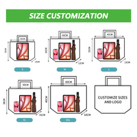 Sac fourre-tout en polypropylène tissé laminé grande capacité pour publicité et emballage, sac de shopping en bâche PP, sac Hawaï en polypropylène pour la vente en gros