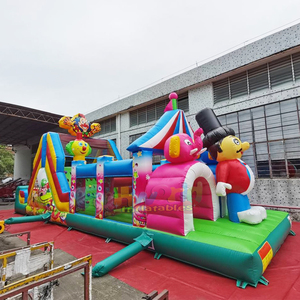 สนามแข่งขันยูนิคอร์นเป่าลมพร้อมสไลเดอร์และบ้านลมยูนิคอร์น - Product Image 3