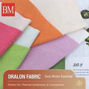Tela de Forro Polar Dralon de Doble Cara, Elástica y Cálida, en Varios Colores, para Confección de Ropa - Product Image 1