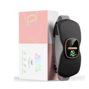 Menstrual <b>Heating</b> Waist Belt With Massage 3 Modes <b>USB</b> Powered For Women Home Use Pink White Black - Product Image 4